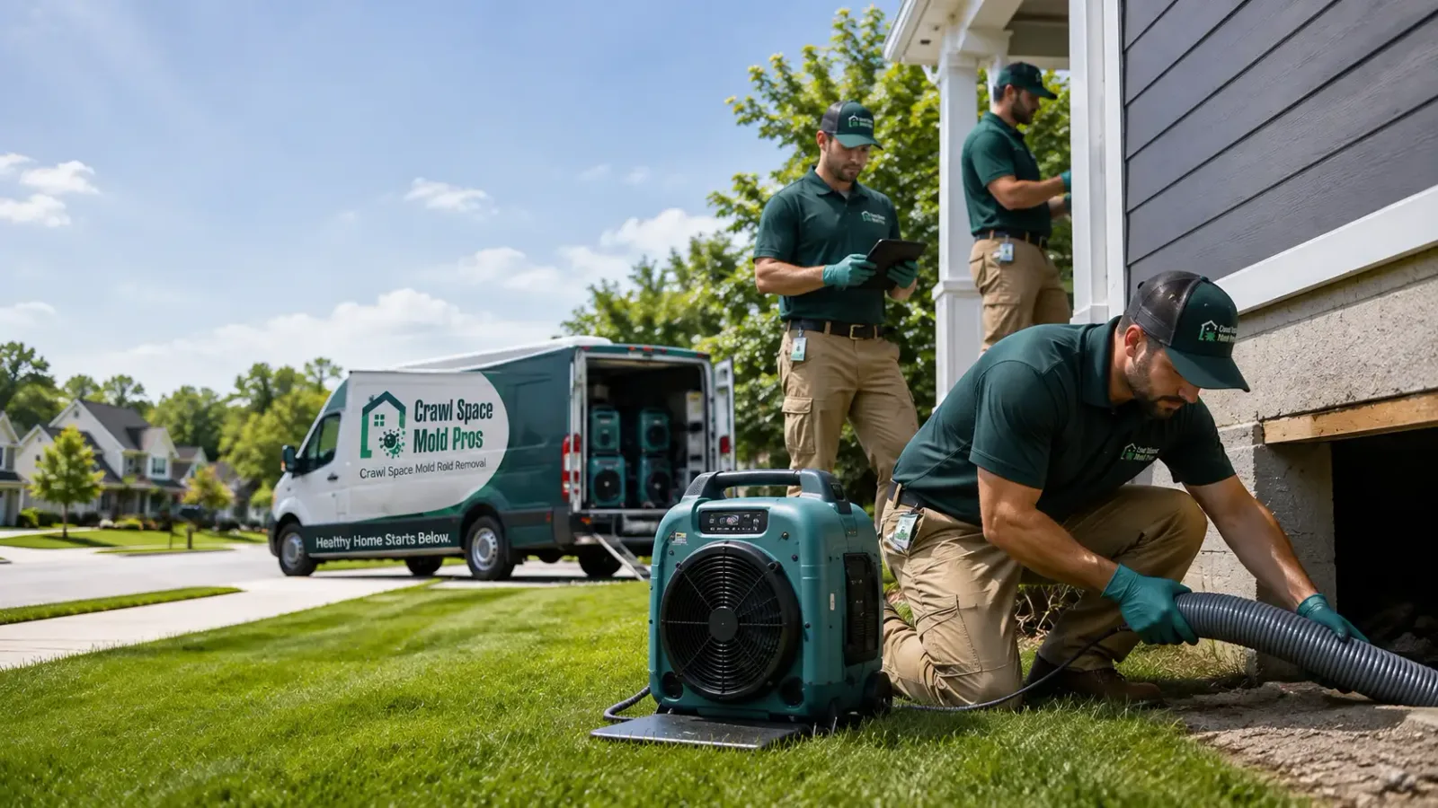 Crawl Space Mold Removal in Elyria, NE